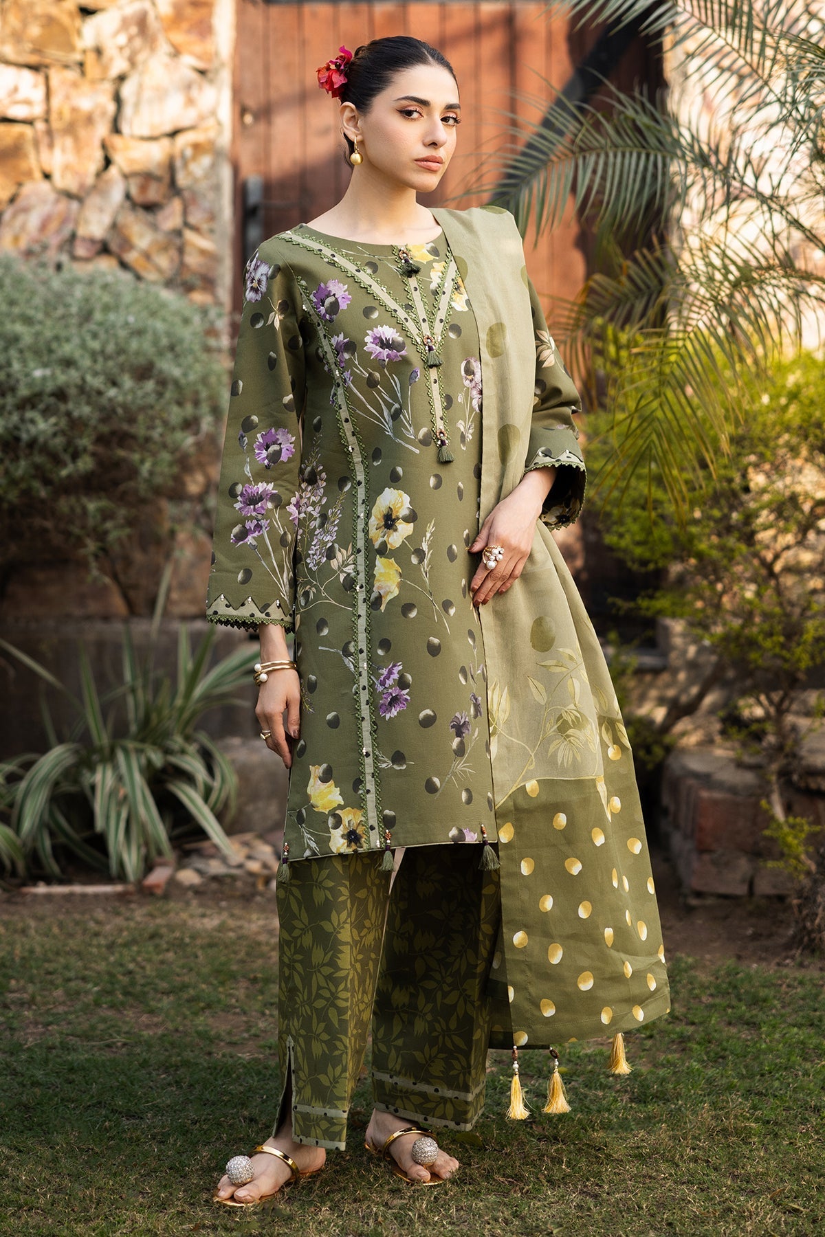 Alizeh | Sheen Lawn Prints 25 | AF-PL-6038-Willow