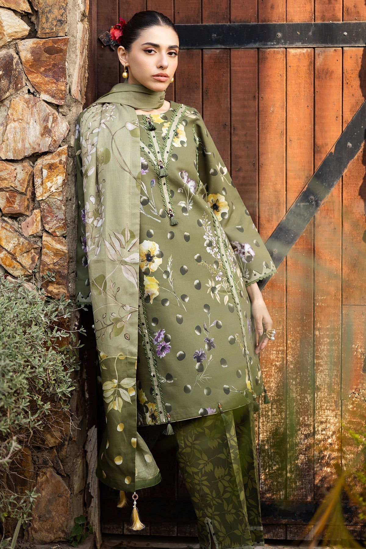 Alizeh | Sheen Lawn Prints 25 | AF-PL-6038-Willow