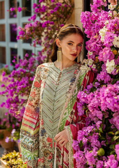 Elaf Premium | Print Chikankari 25 | ELK-01B GIARDINO