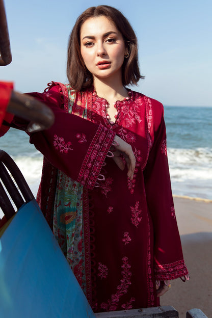 Zaha | Embroidered Lawn Collection | EIRA (ZL23-10 B)