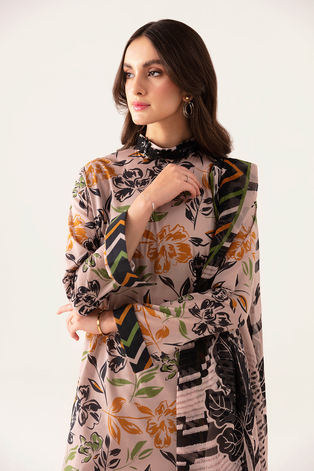 Ramsha | Pinted Lawn | RP-106