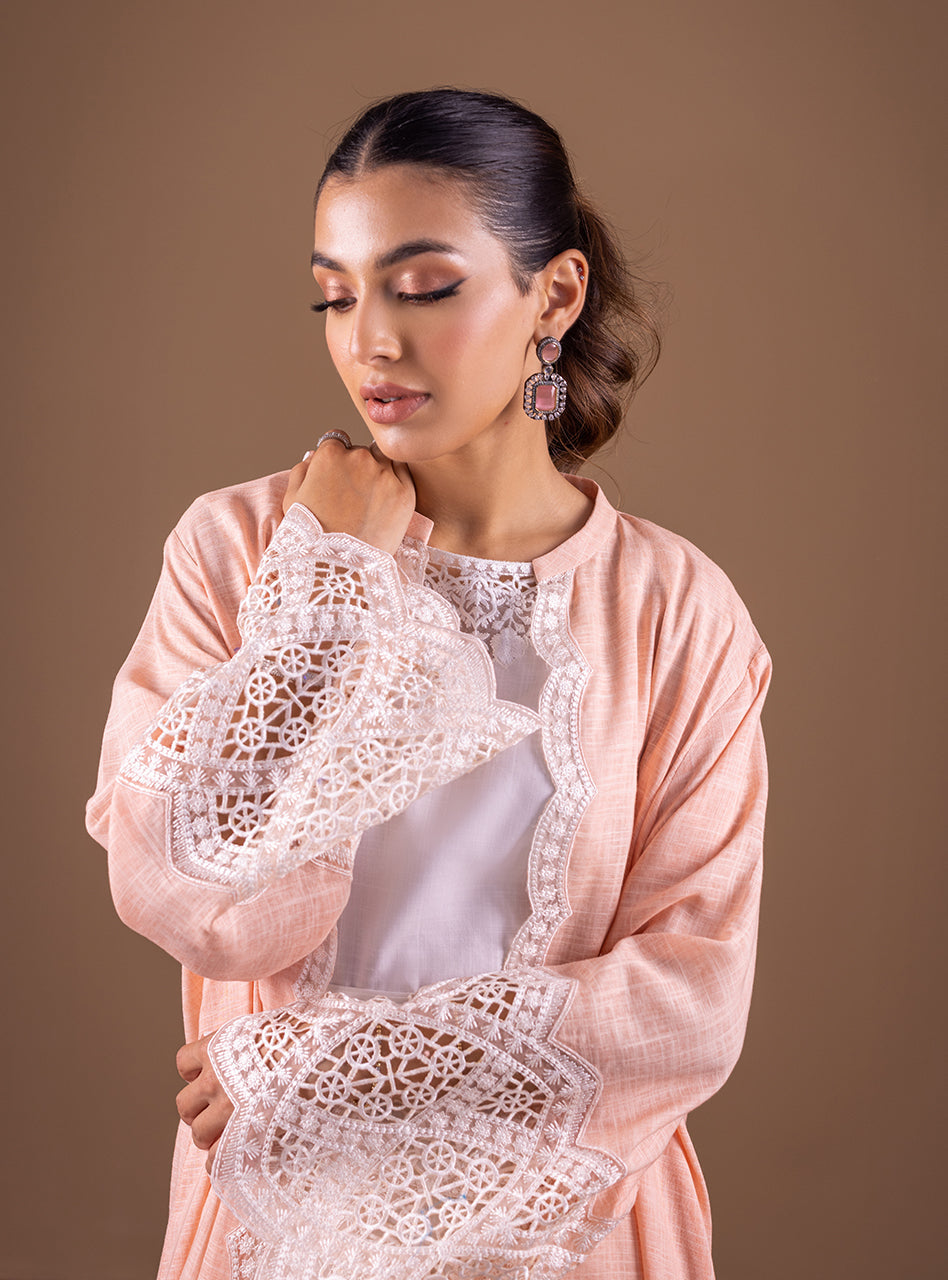 Zainab Chottani | Semi Formals | PEACH OPULENCE