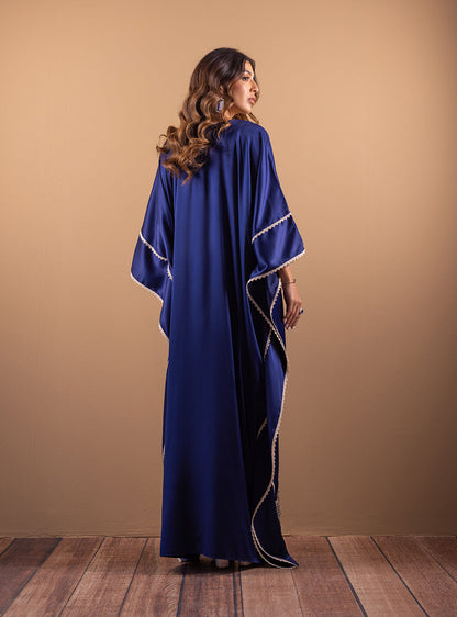 Zainab Chottani | Semi Formals | DEEP BLUE BLOSSOM