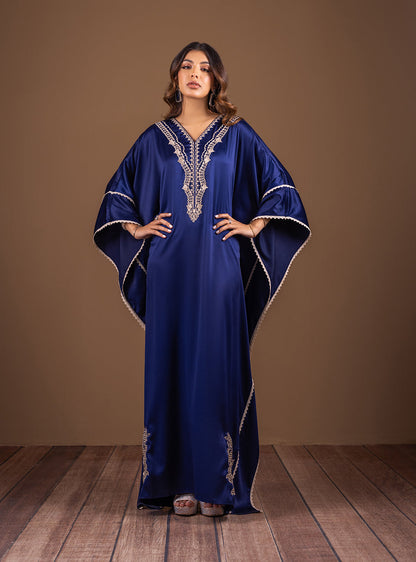 Zainab Chottani | Semi Formals | DEEP BLUE BLOSSOM