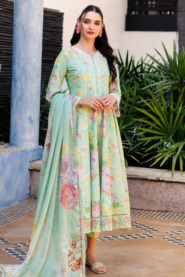 Farasha | Printed Essentials | Mint Dew