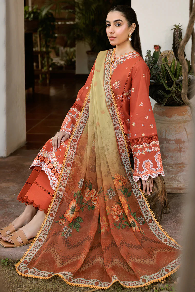 Farasha | Summer weaves | Orange Petal