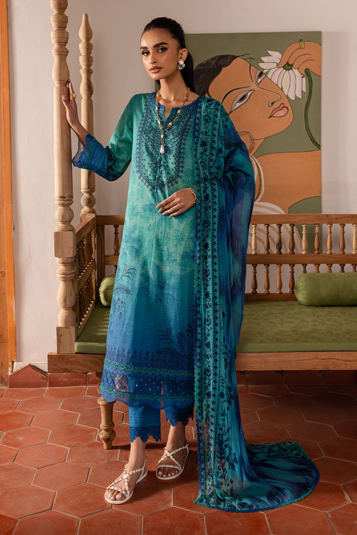 Nureh | Printed lawn 25 | SP-138