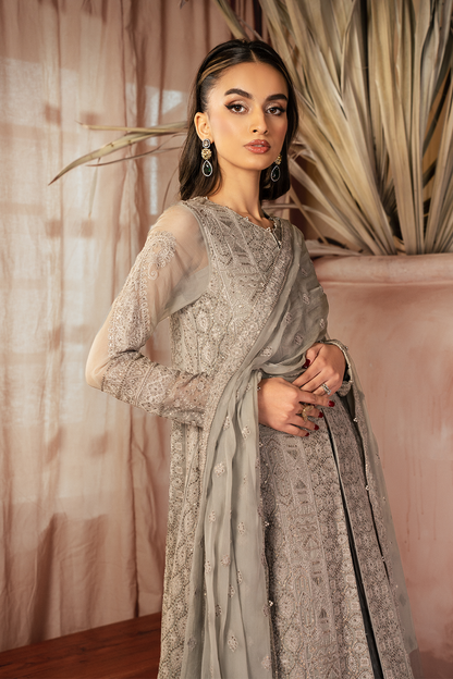 Iznik | Chiffonkari Formals | ICK-08 Embroidered Chiffon