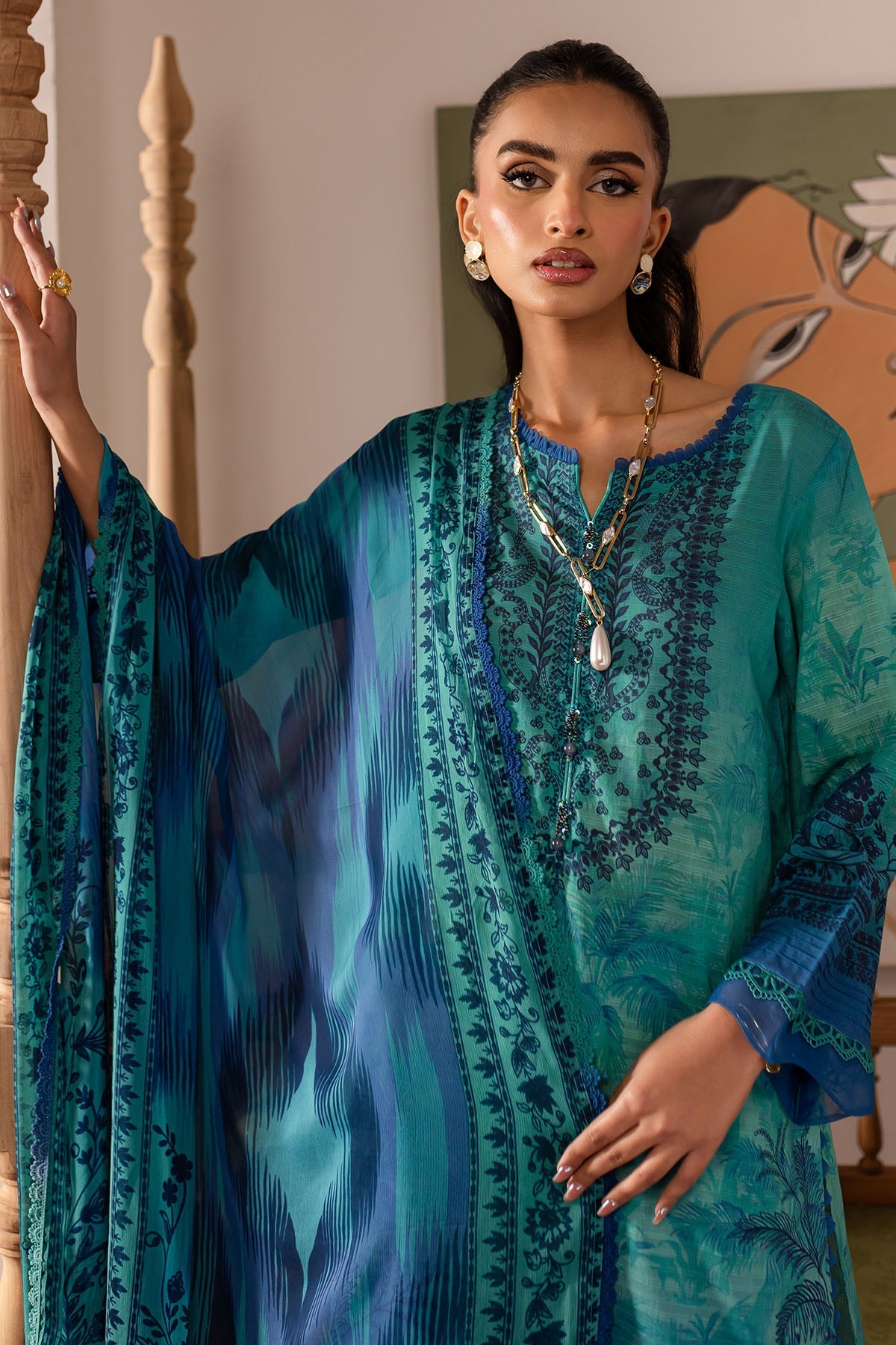 Nureh | Printed lawn 25 | SP-138