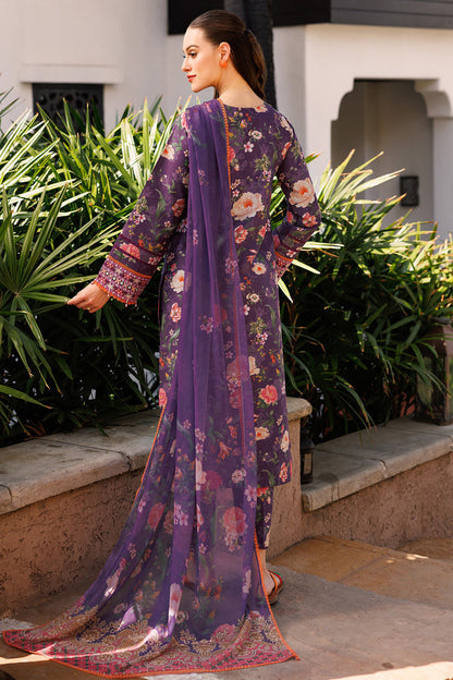 Farasha | Printed Essentials | Majestic Purple