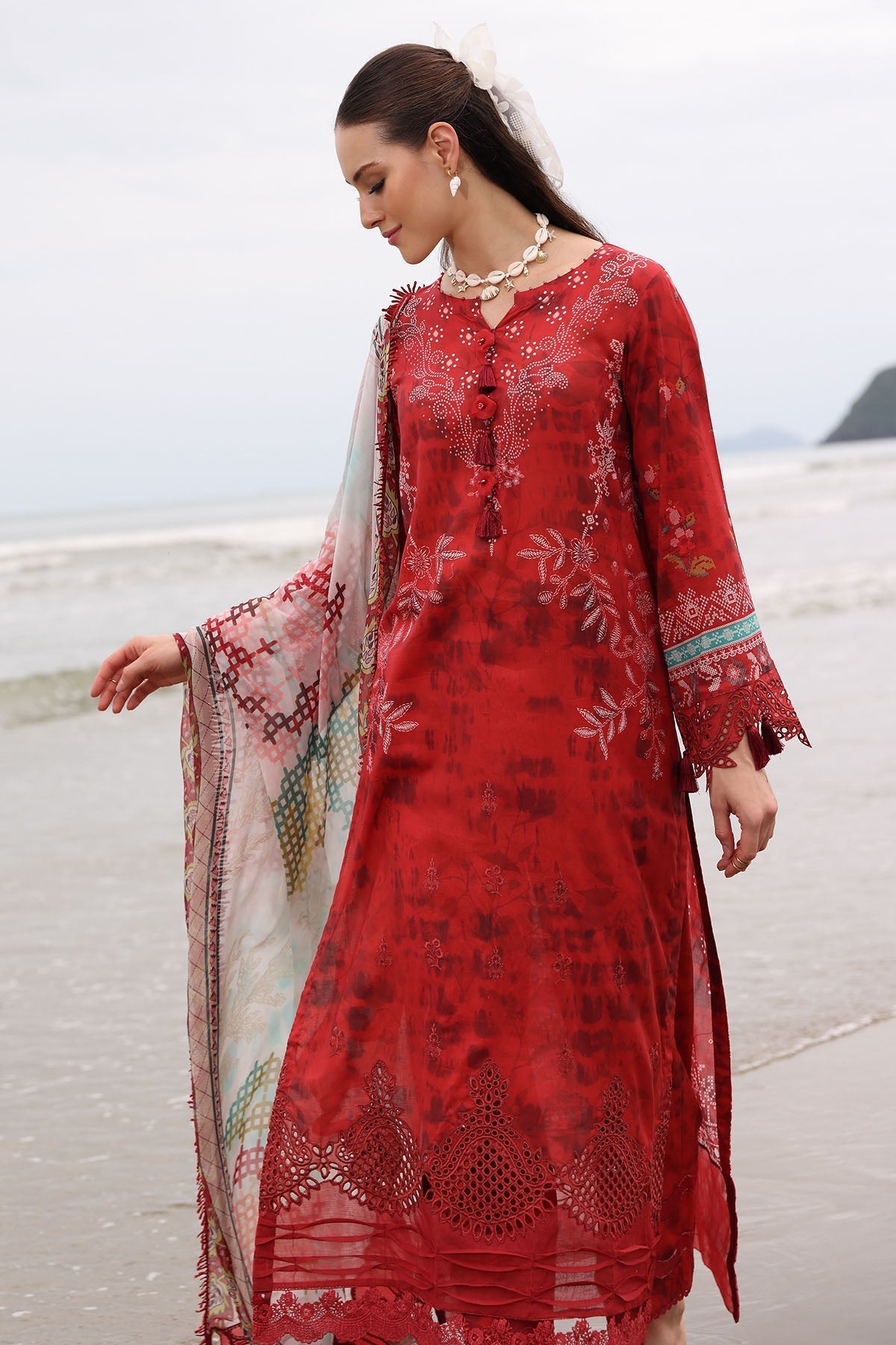 Nureh | Garde nia Embroidered Lawn 25 |NSG-170