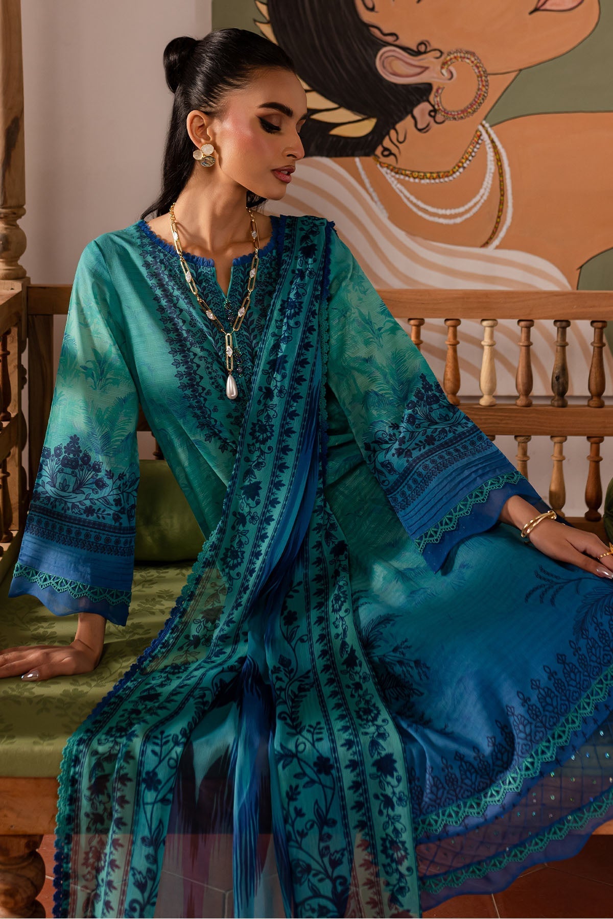 Nureh | Printed lawn 25 | SP-138