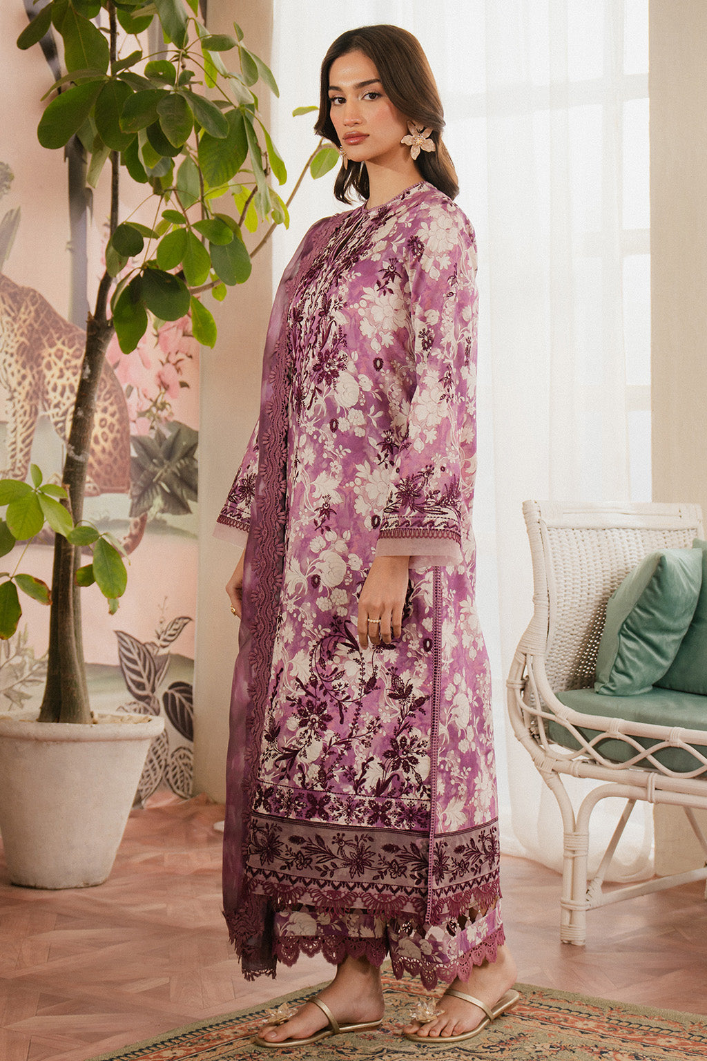 Ayzel | Armelia Printed Lawn 25 | Ren