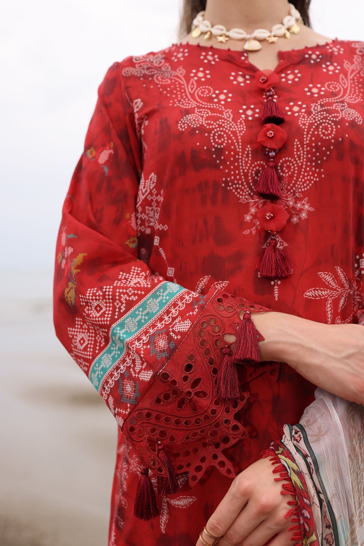 Nureh | Garde nia Embroidered Lawn 25 |NSG-170