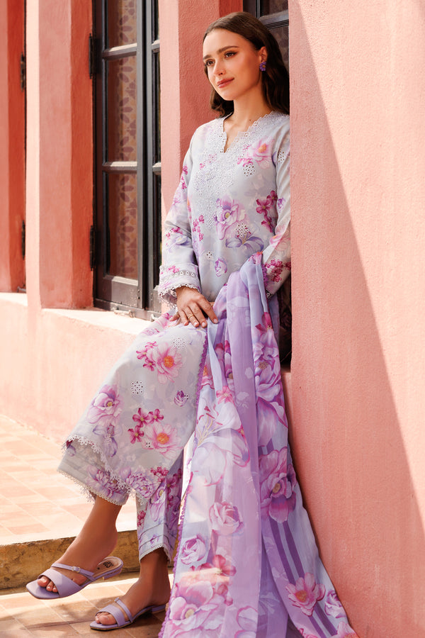 Farasha | Printed Essentials | Rosy Mist