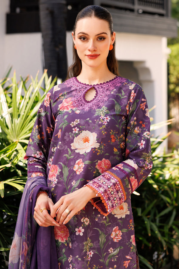 Farasha | Printed Essentials | Majestic Purple
