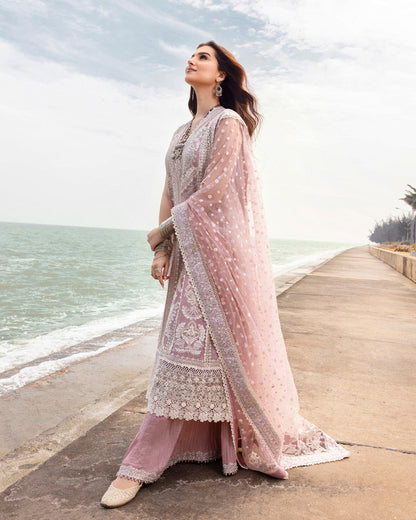 Faiza Saqlain | Zinnia Lawn 25 | Amaryllis