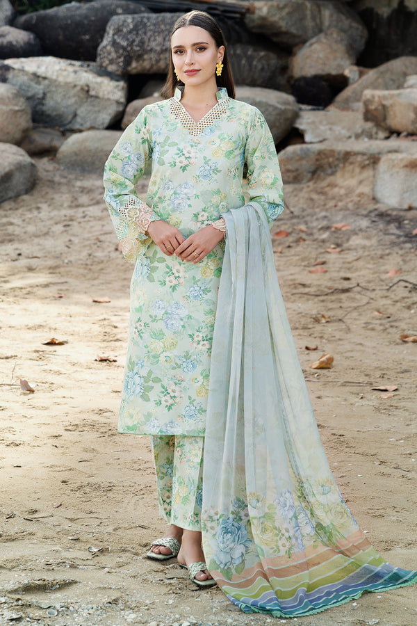 Farasha | Printed Essentials | Mint Bloom