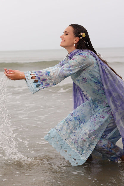 Nureh | Gardenia Embroidered Lawn 25 | NSG-176