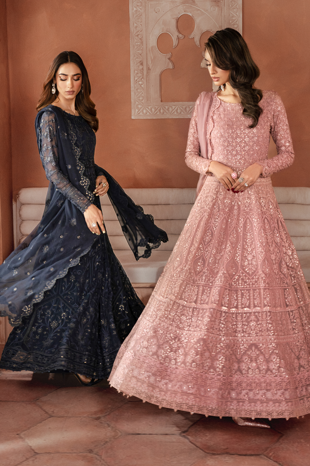 Iznik | Chiffonkari Formals | ICK-07 Embroidered Chiffon