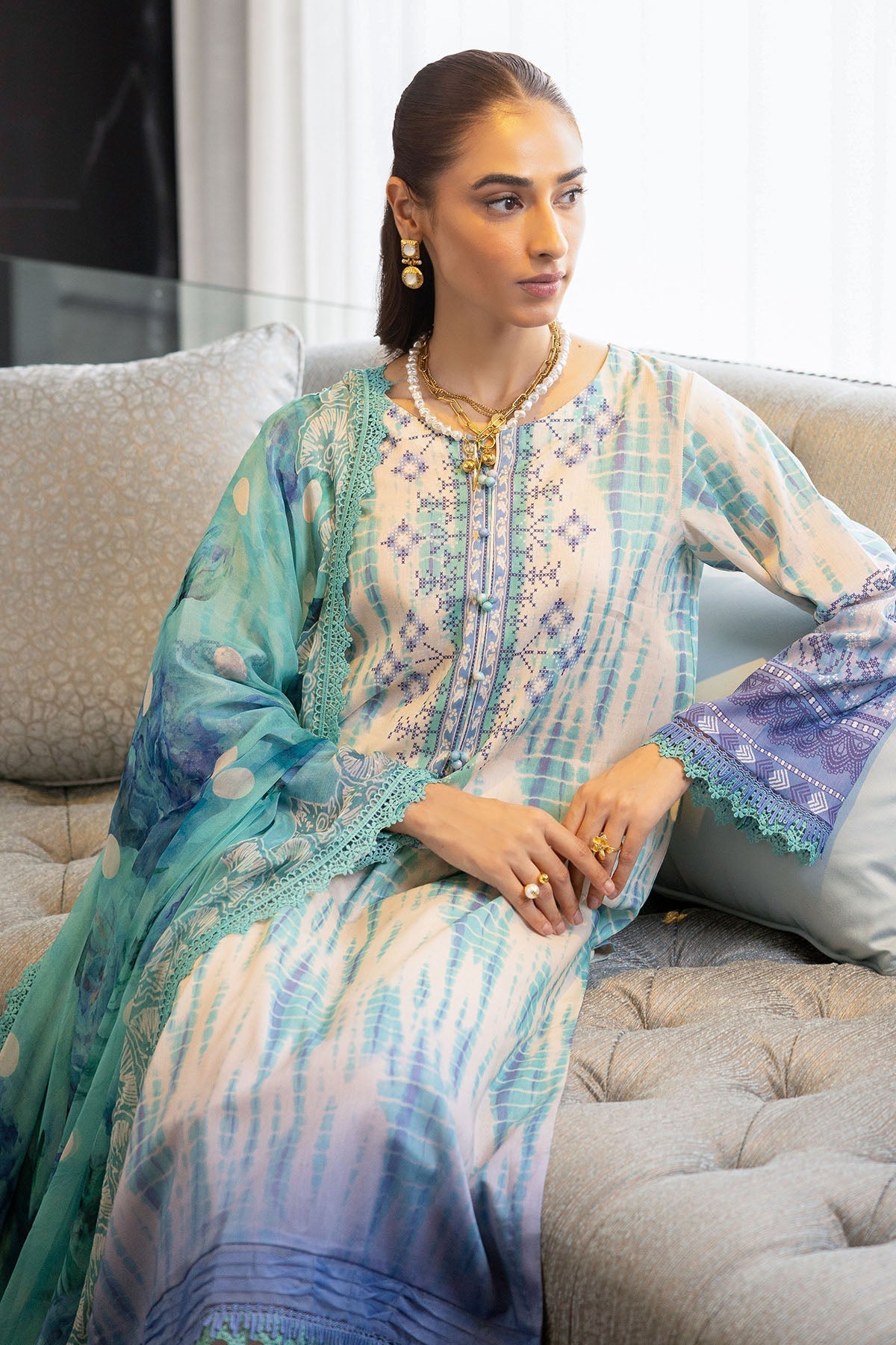 Nureh | Printed lawn 25 | SP-117