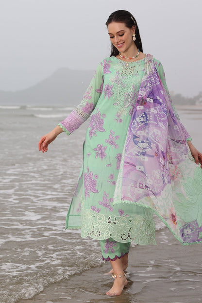 Nureh | Gardenia Embroidered Lawn 25 | NSG-174