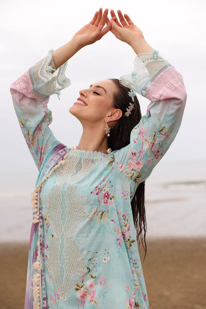 Nureh | Gardenia Embroidered Lawn 25 | NSG-173