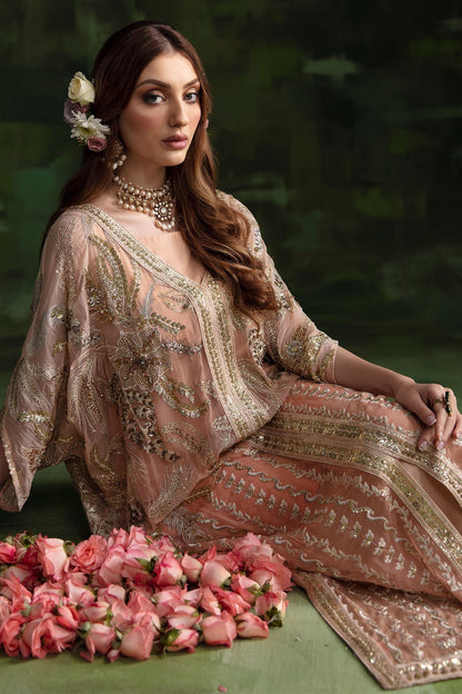 Nureh | Luxury Pret Formals | SHEER PINK