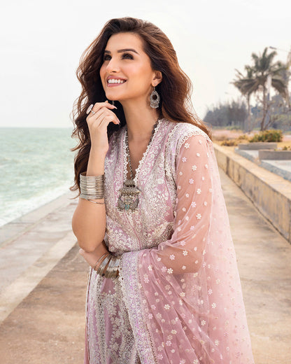 Faiza Saqlain | Zinnia Lawn 25 | Amaryllis