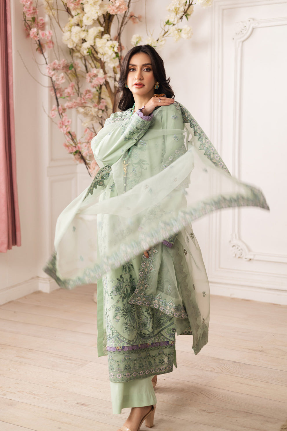 Maryum N Maria | Mira Luxury Lawn | ZINAT - FS50112