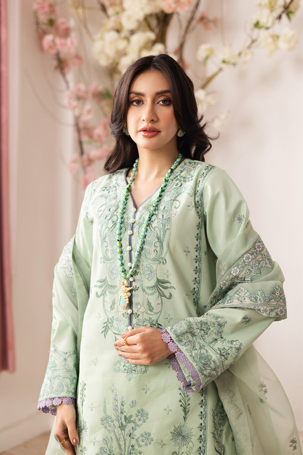 Maryum N Maria | Mira Luxury Lawn | ZINAT - FS50112