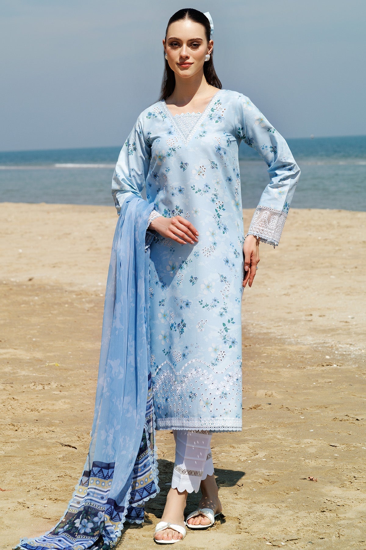 Farasha | Printed Essentials | Moonlit Blue