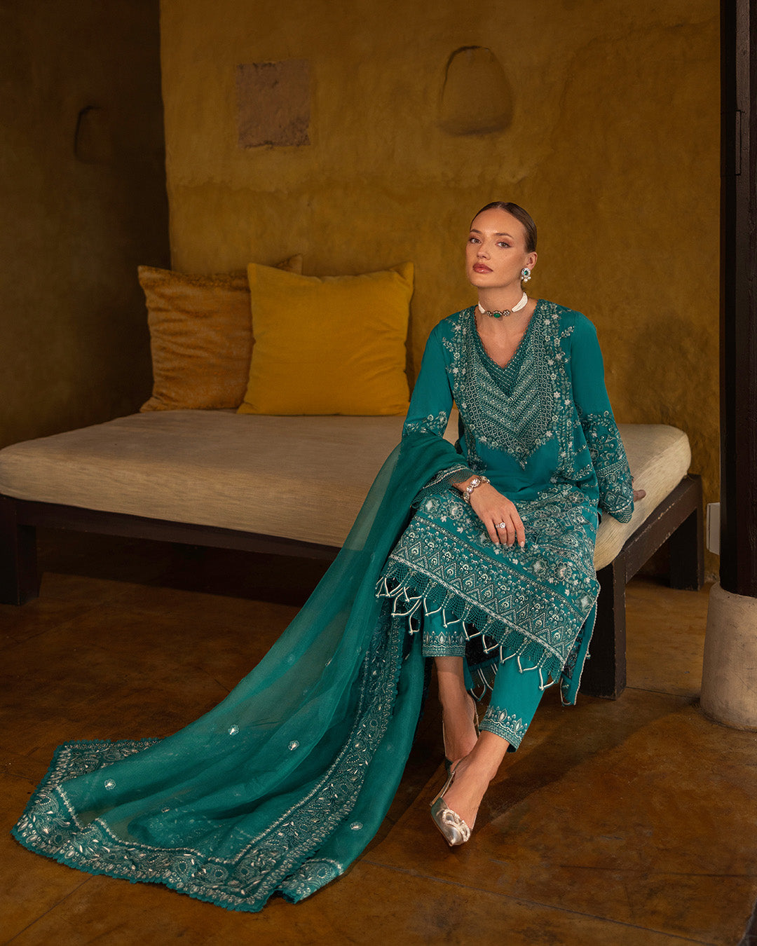Faiza Saqlain | Zinnia Lawn 25 | Calla