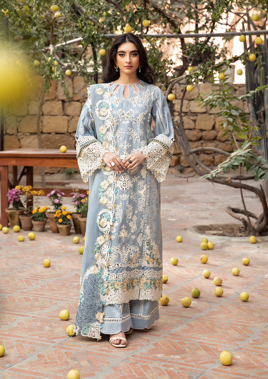Elaf Premium | Luxury Lawn 25 | ELM-7B MAHVEEN