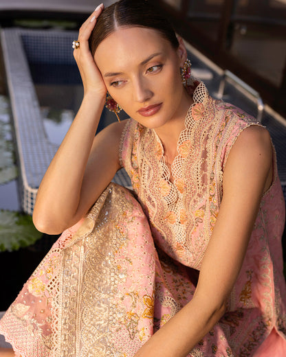 Faiza Saqlain | Zinnia Lawn 25 | Peony