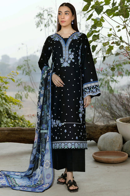 Farasha | Summer Weaves Embroidered Lawn | Ashen Light