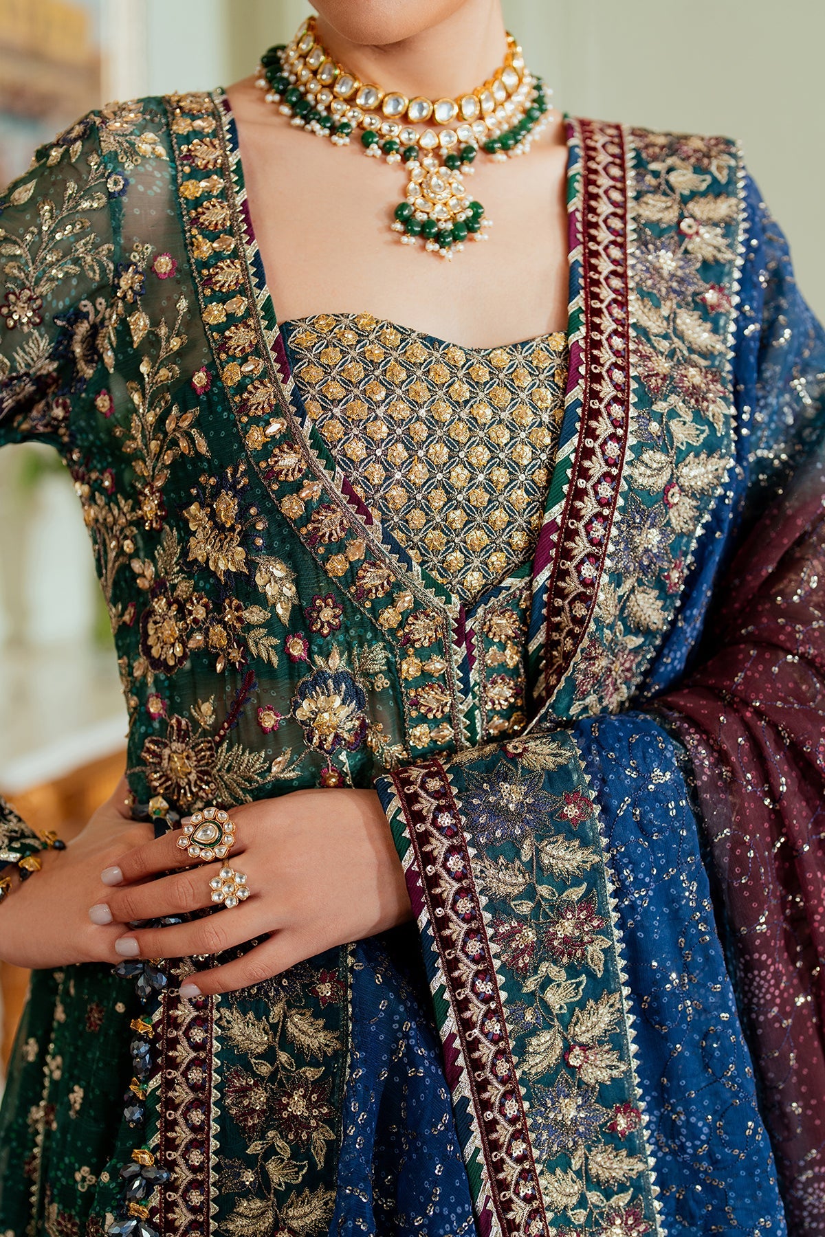 BAROQUE__EMBROIDERED CHIFFON CH13-03
