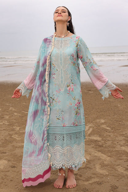 Nureh | Gardenia Embroidered Lawn 25 | NSG-173