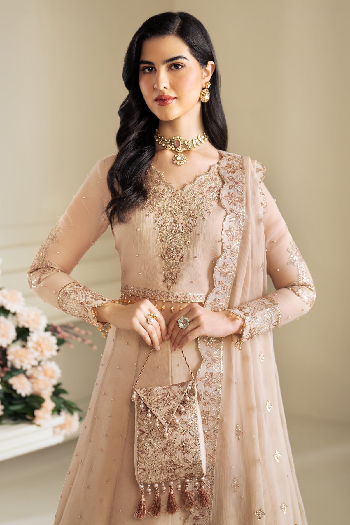 Alizeh | Selene Luxury Chiffon Collection 25 | AF-PS-8004-Lotus