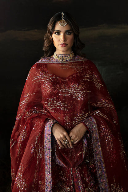 Hayat by Afrozeh Embroidered Organza 3Pc Suit AFH-24-02 ANAYA