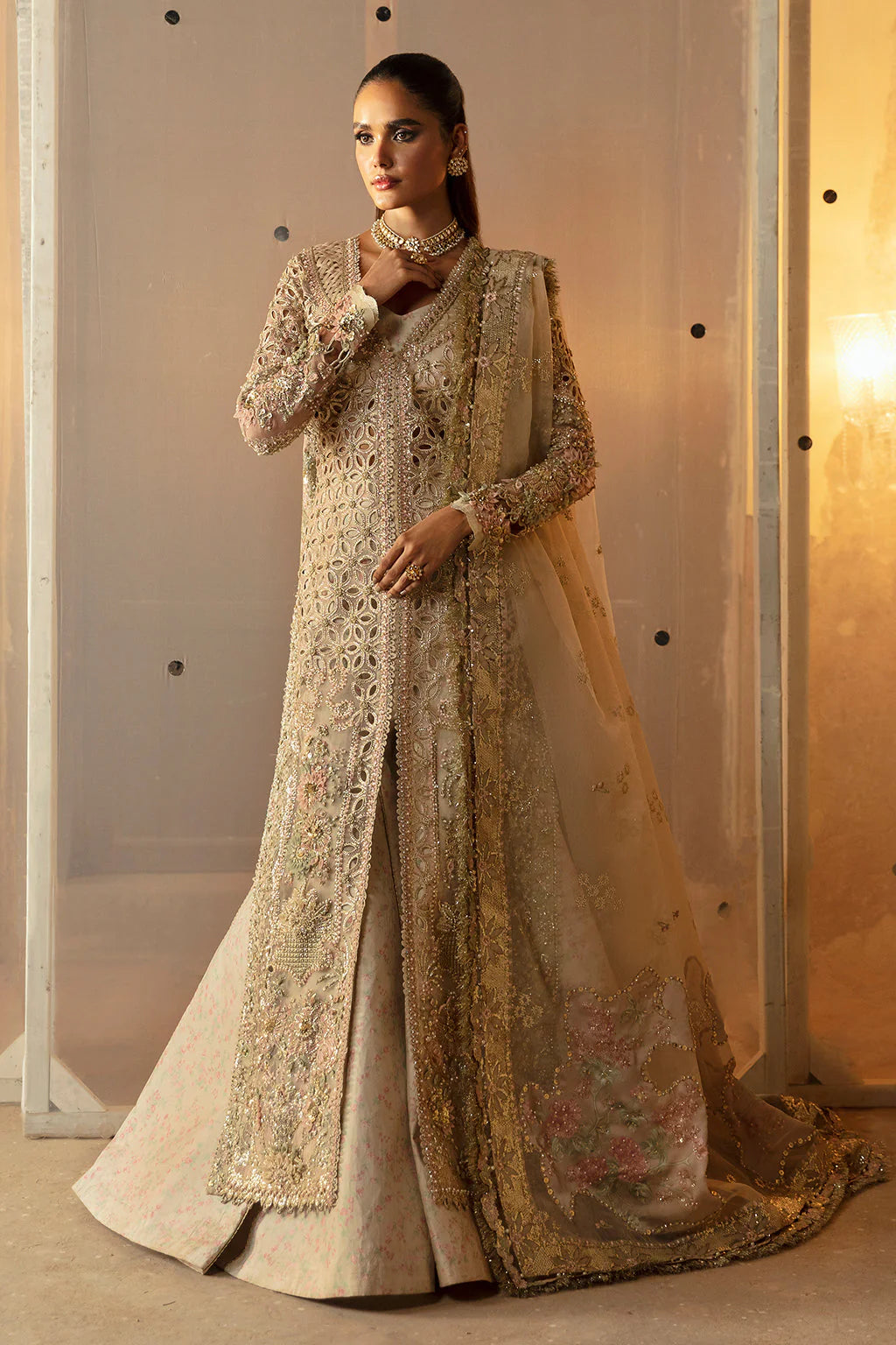 Hayat by Afrozeh Embroidered Organza 3Pc Suit AFH-24-05 ANIQA