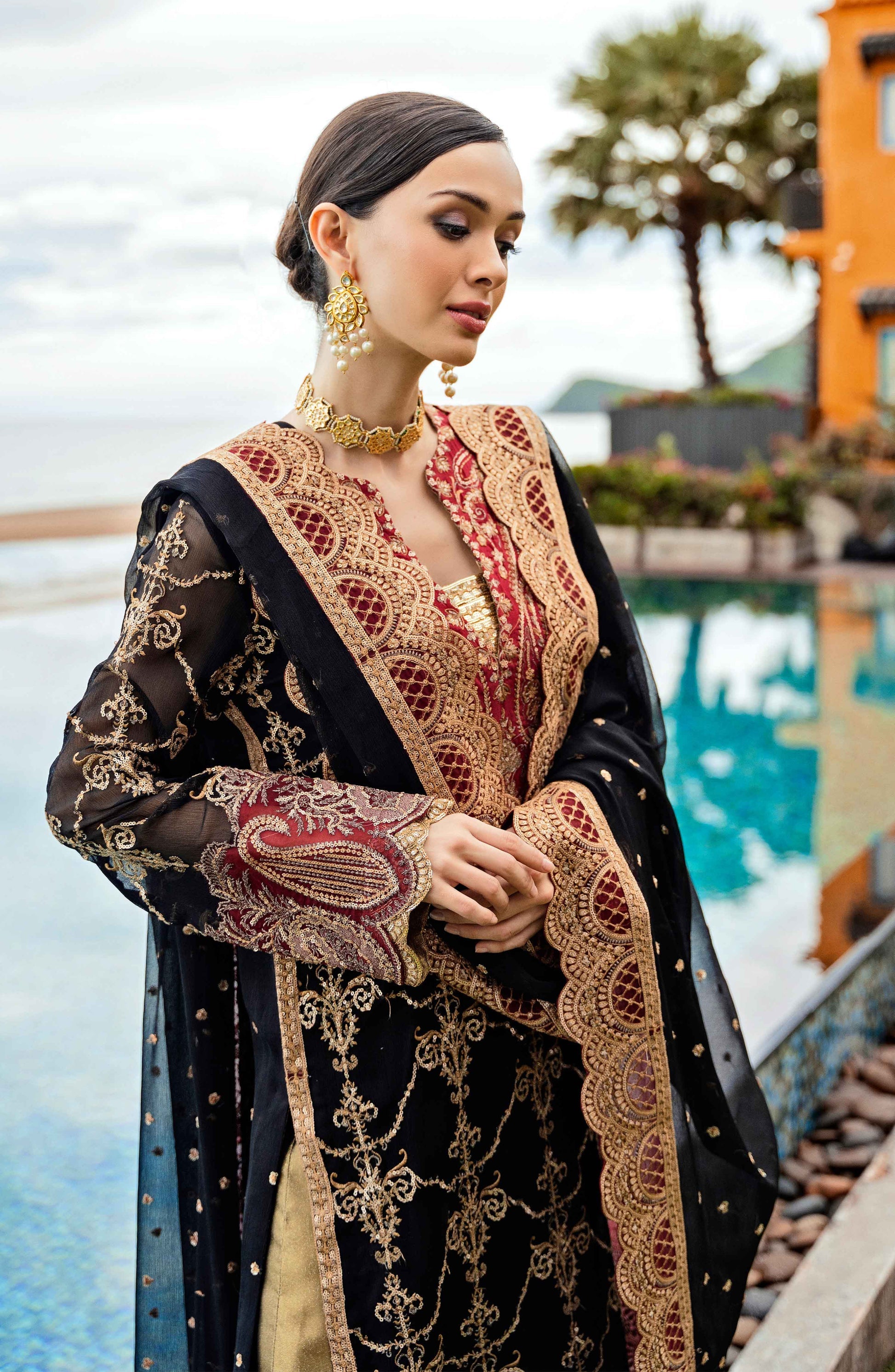 Maryum N Maria | Ariya Premium Chiffon | ZOELIE - FW-23517