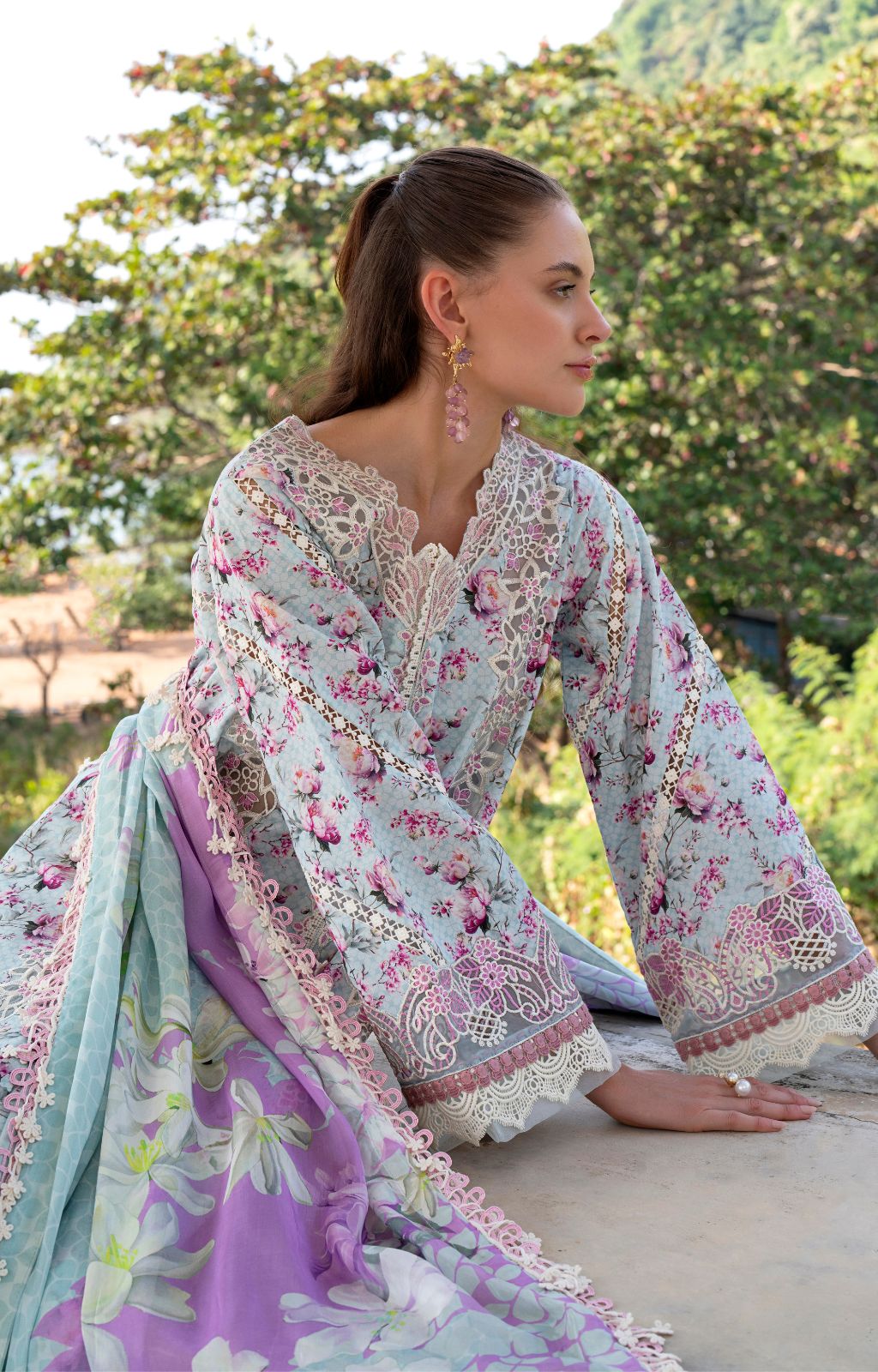 AJR Couture | Printakari Lawn 25 | Charlotte