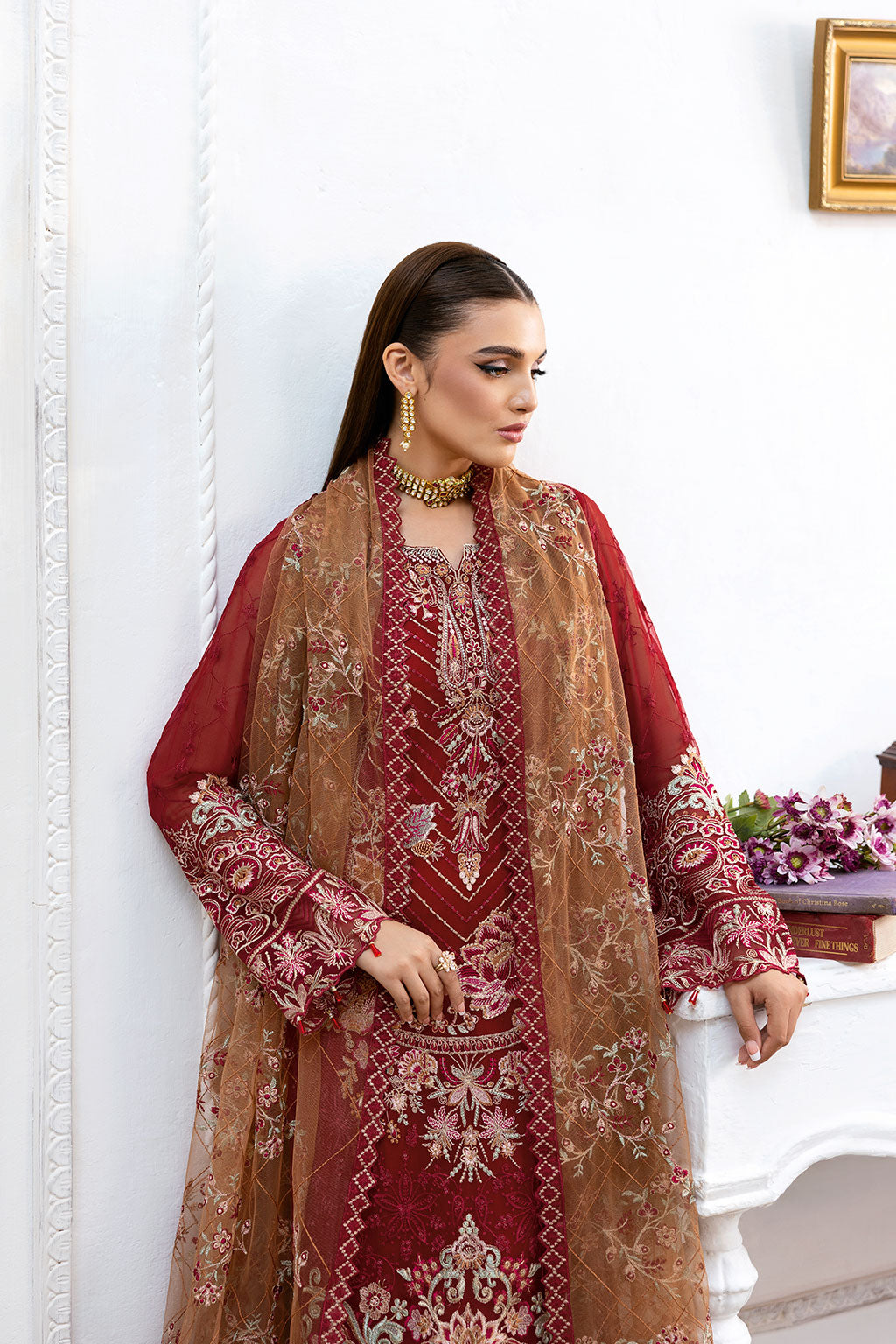 Ramsha | Chevron Chiffon Collection | A-1010