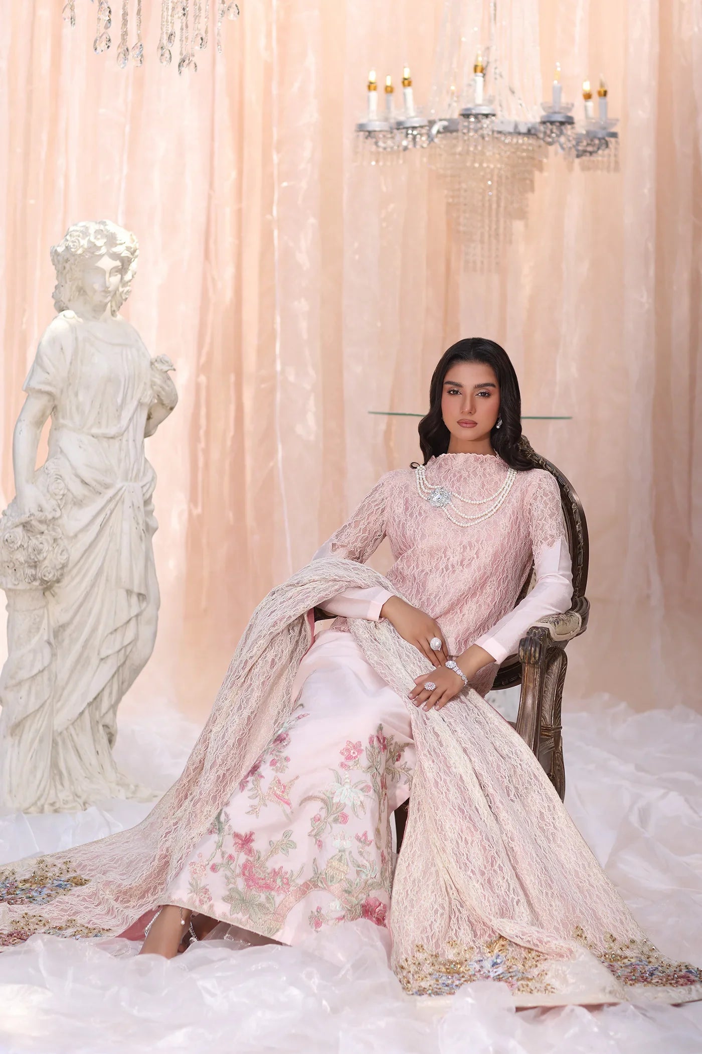 Musferah saad | The Serenade | Champagne Blush