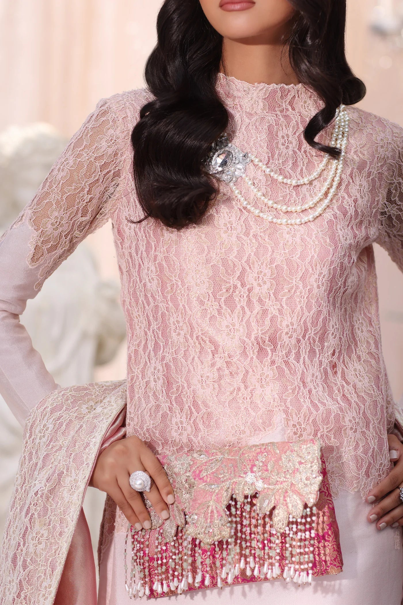 Musferah saad | The Serenade | Champagne Blush