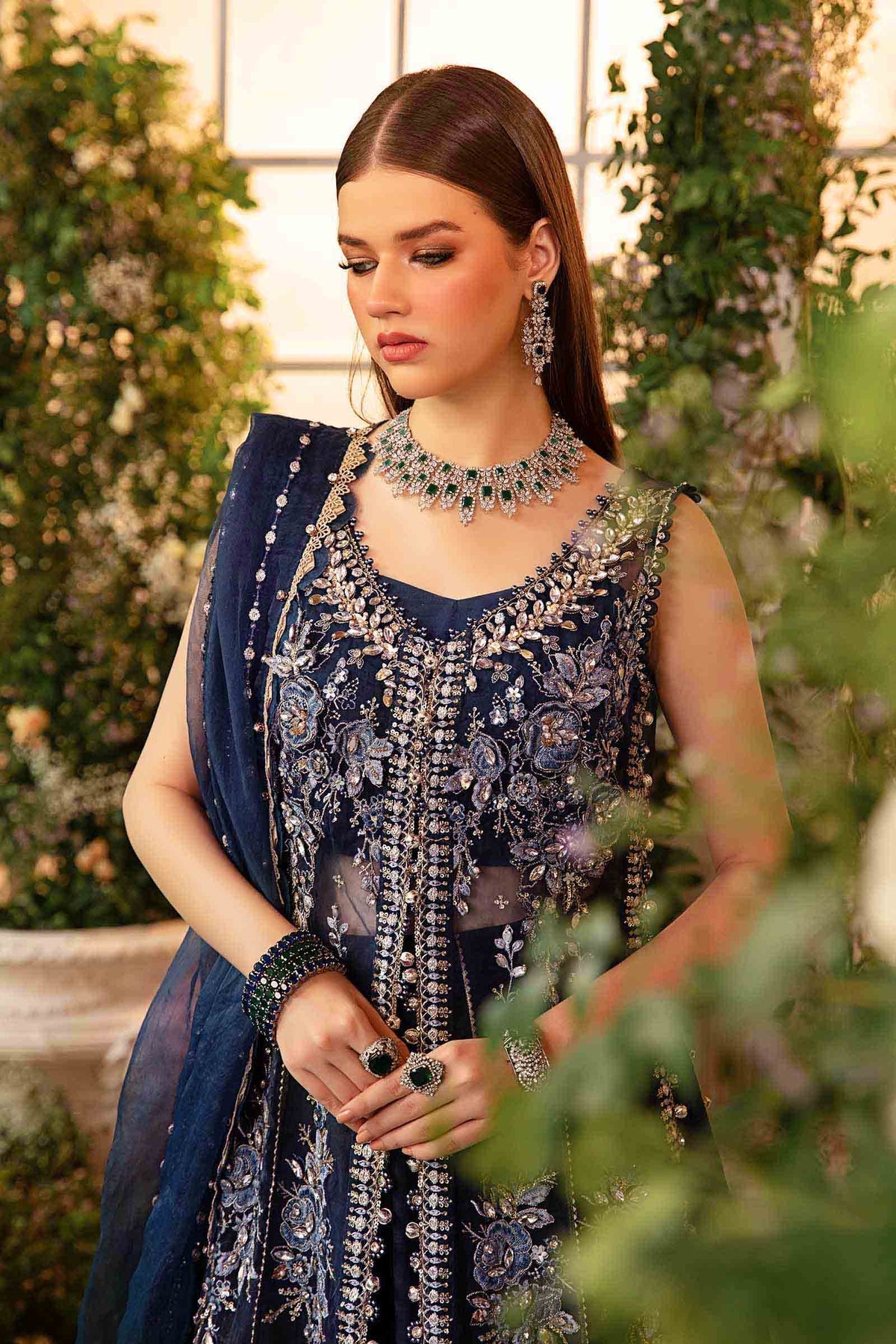 Maria B | Embroidered Formals 24 | Organza Suit | BD-2901