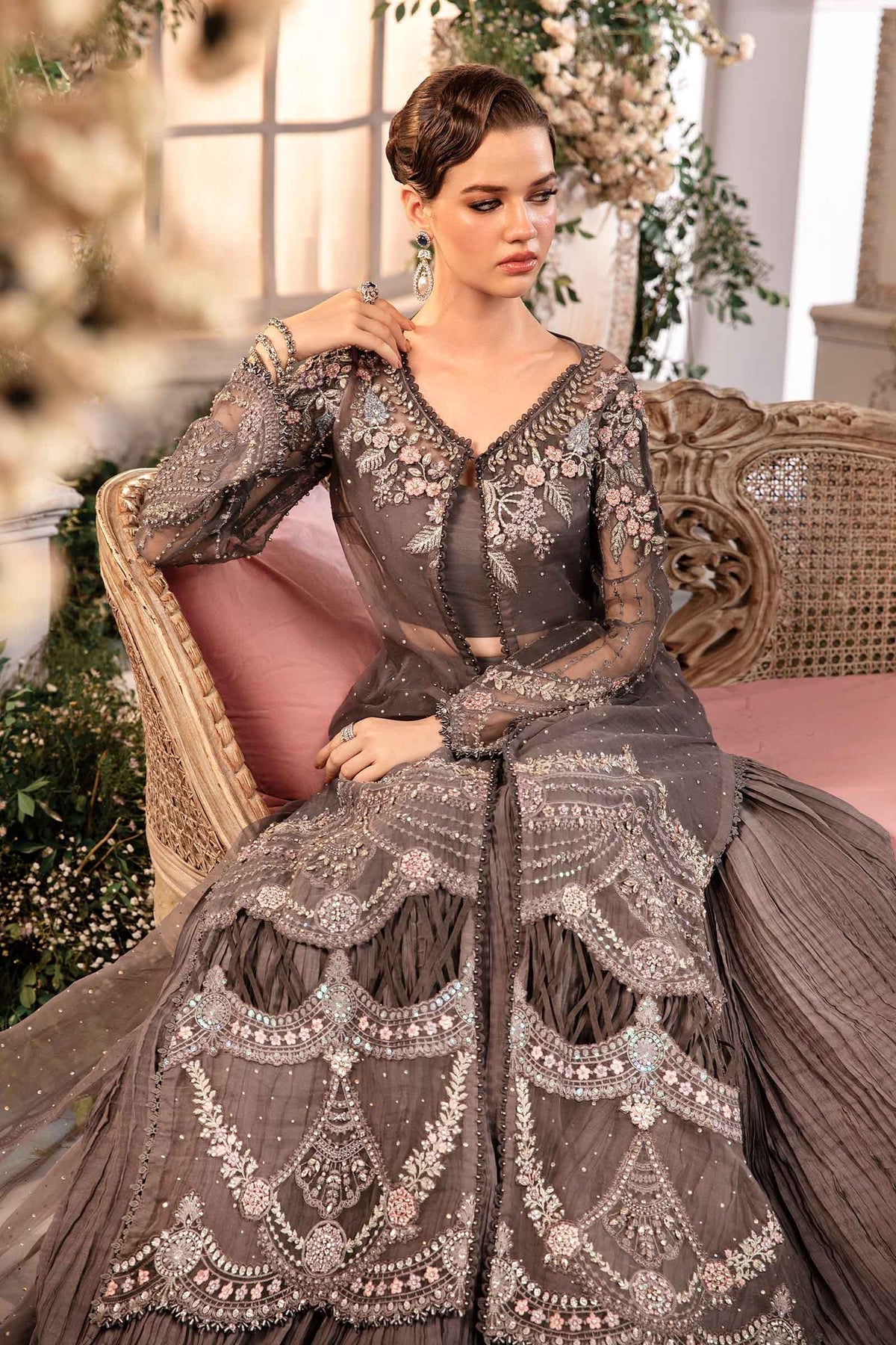 Maria B | Embroidered Formals 24 | Organza Suit | BD-2902