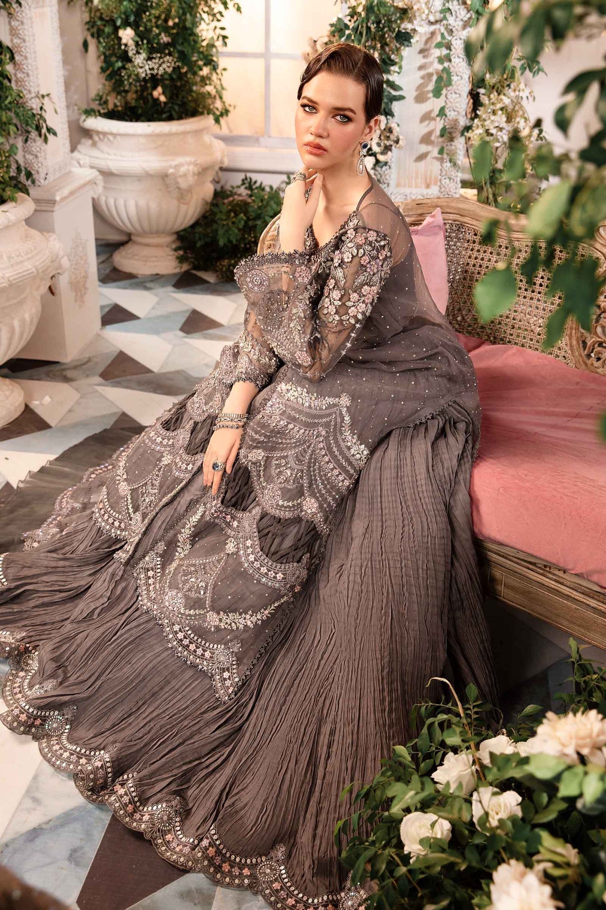 Maria B | Embroidered Formals 24 | Organza Suit | BD-2902