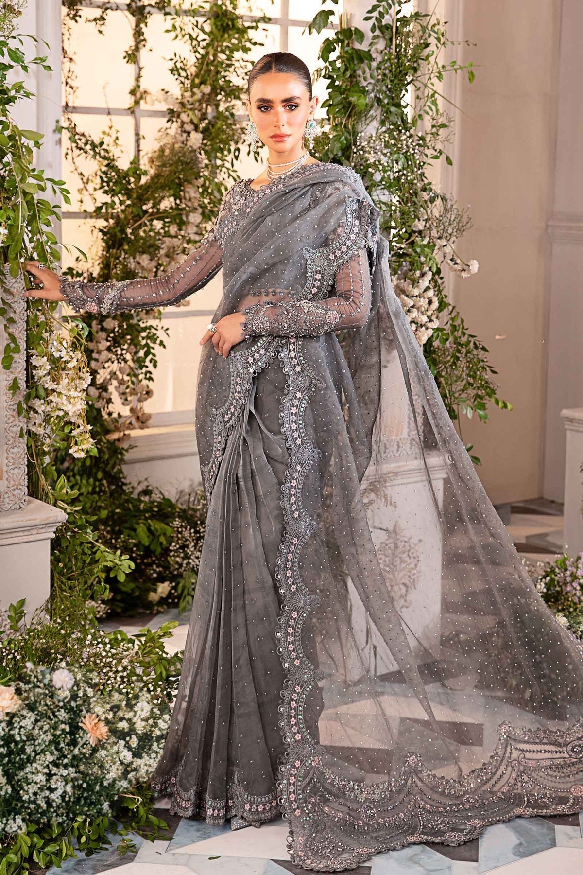 Maria B | Embroidered Formals 24 | Organza Suit | BD-2902